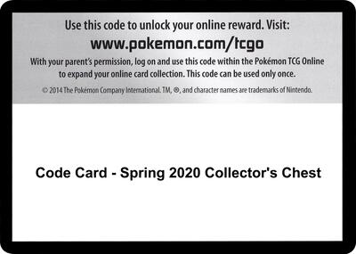 Code Card - Spring 2020 Collector's Chest