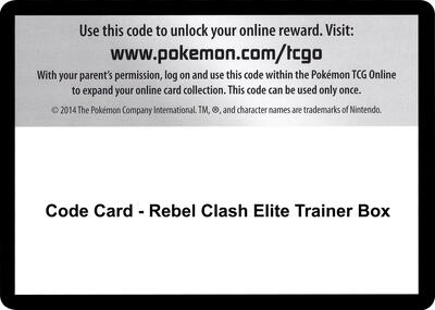 Code Card - Rebel Clash Elite Trainer Box