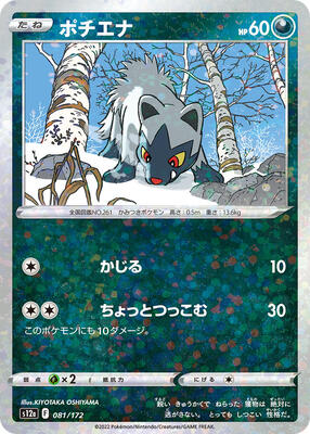 Poochyena - 081/172 (Mirror Holofoil)