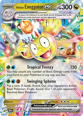 Alolan Exeggutor ex - 133/191
