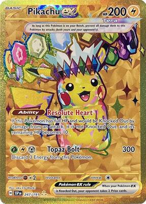 Pikachu ex - 247/191
